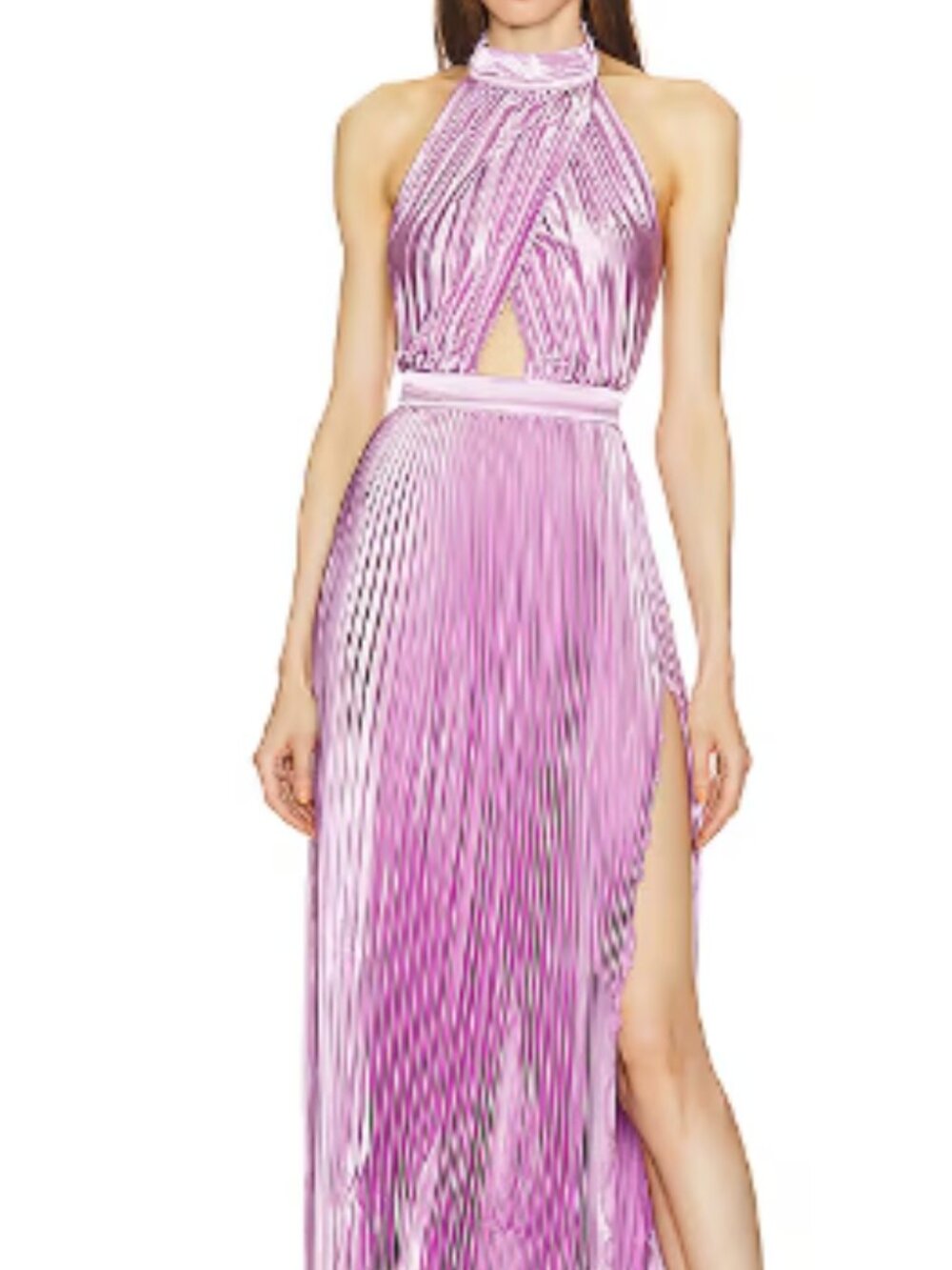 Renaissance Split Gown L'IDEE Violet Size Small